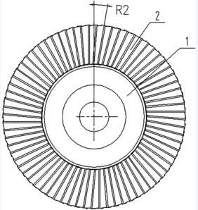 专利：一种锋利型平面砂布轮