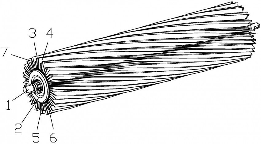 专利：一种砂光机螺旋砂辊