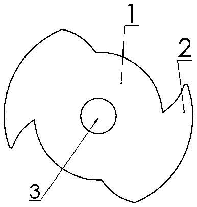 千叶轮组装用卡盘  